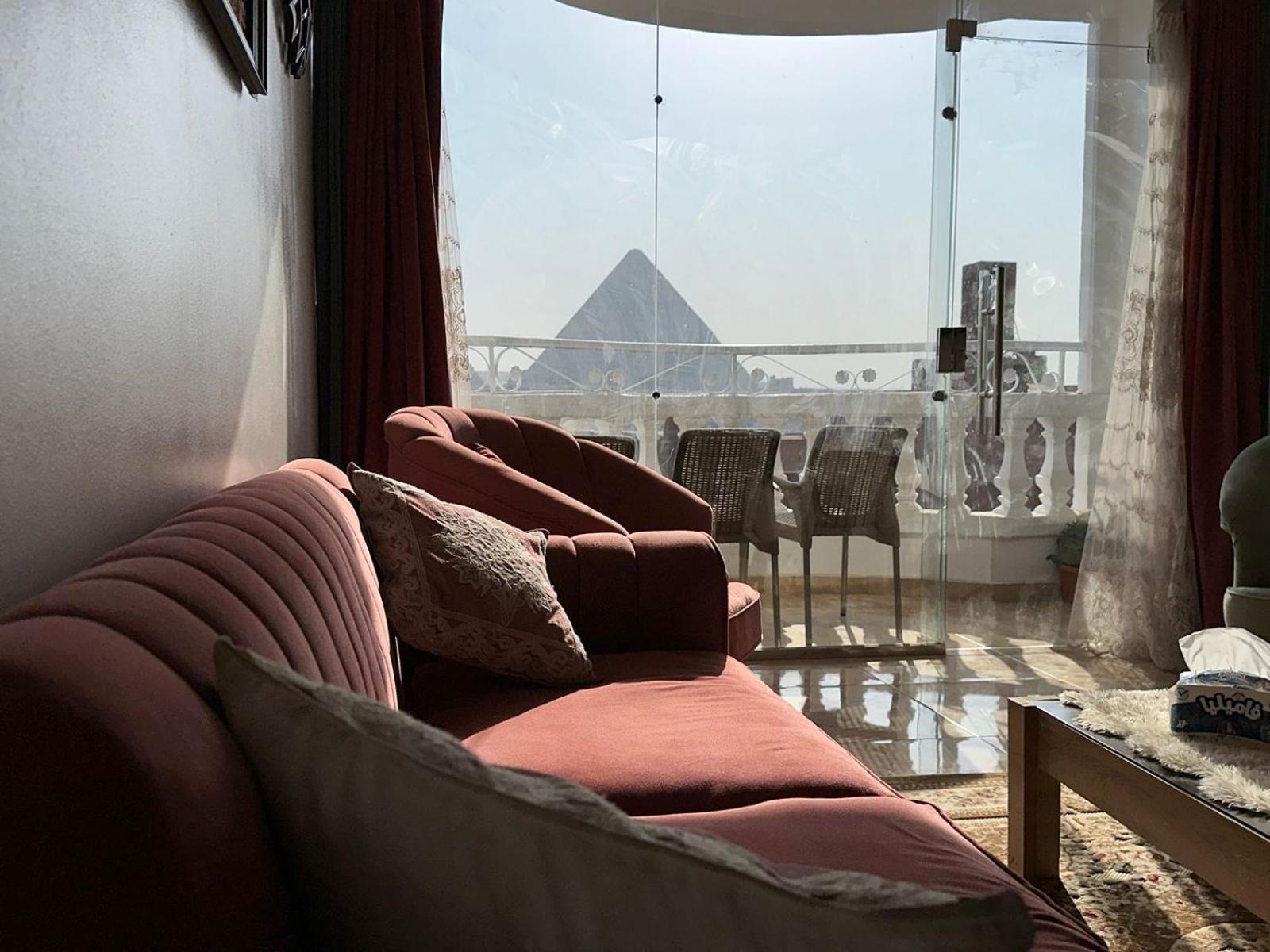 Full Pyramids View Apartment With Balcony For 8 P Kafret el-Gabal Exterior foto